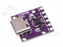 Converter USB-C naar Serieel UART CH340E breakout 3,3V/5V